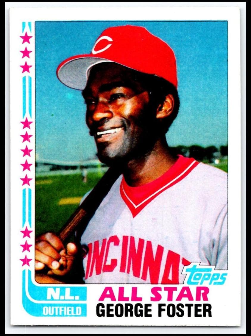 George Foster 1982 topps