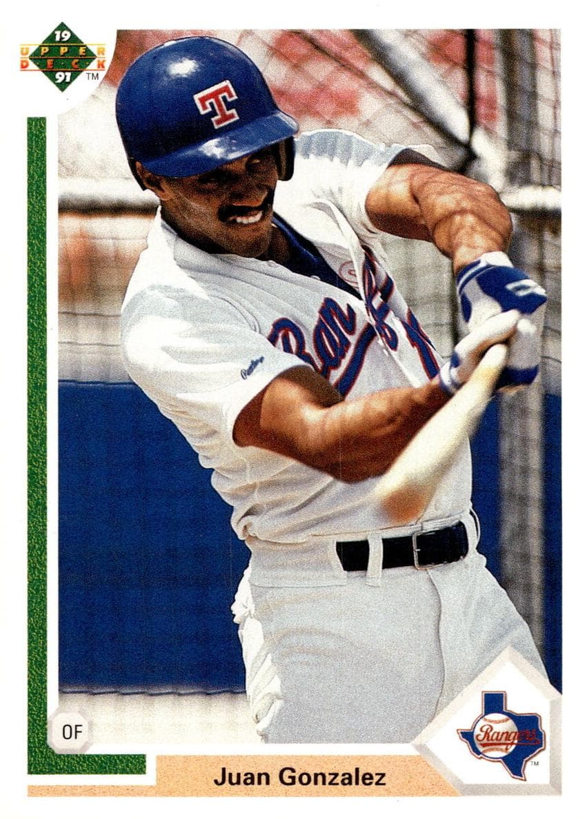 Juan Gonzalez 1991 upper-deck Upper Deck