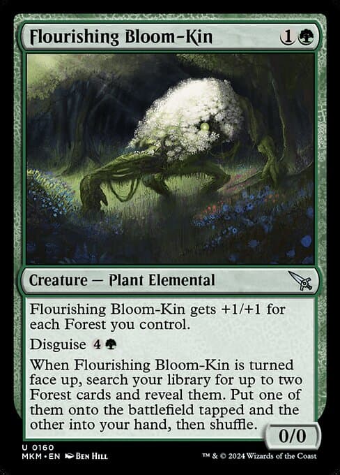 Flourishing Bloom-Kin 2024 Magic: The Gathering Murders at Karlov Manor