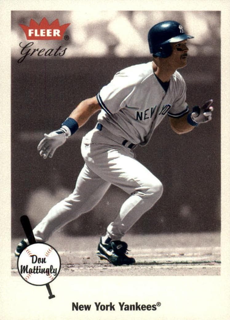 Don Mattingly 2002 fleer Fleer Greats of the Game