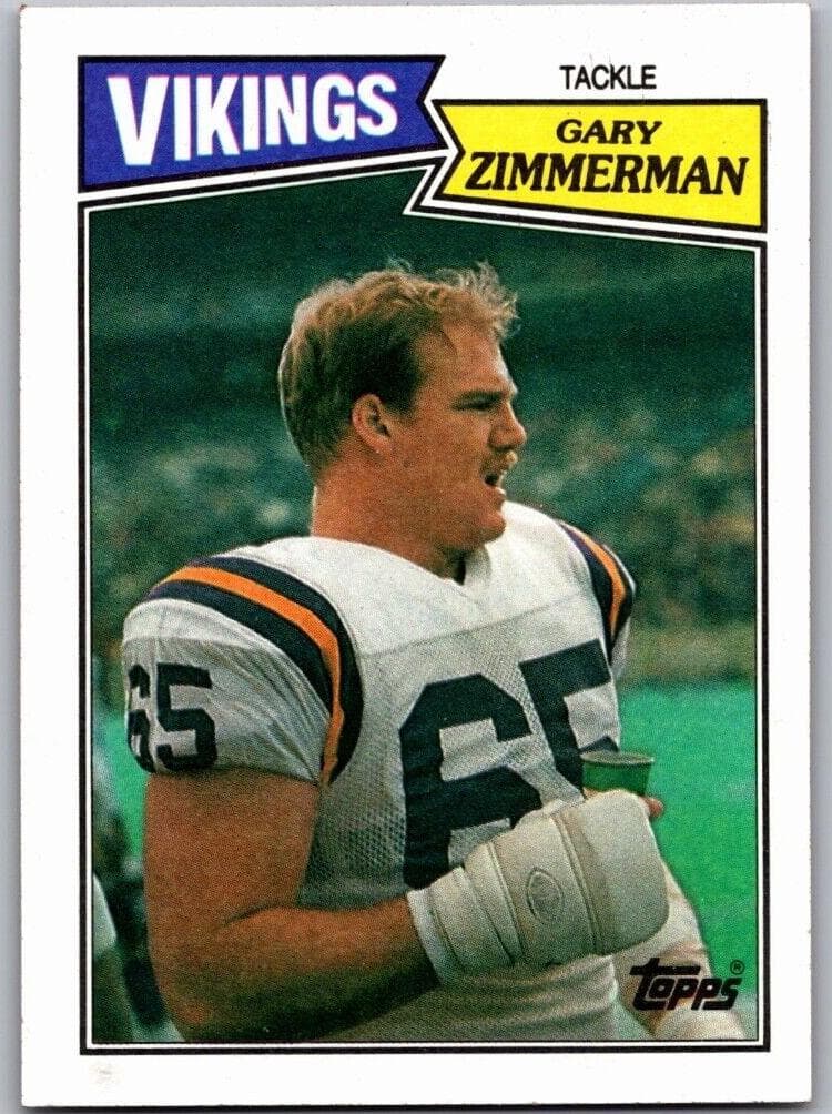 Gary Zimmerman trading card