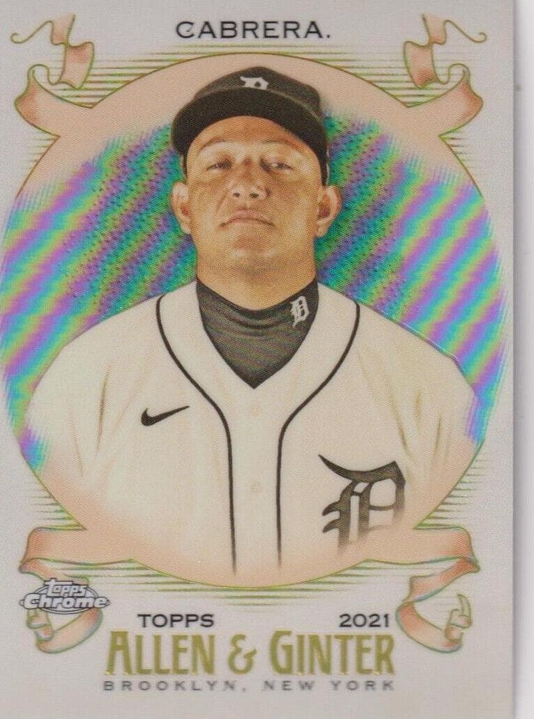 Miguel Cabrera 2021 topps Topps Chrome