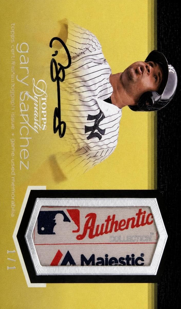 Gary Sanchez trading card