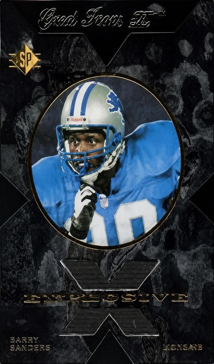 Barry Sanders 1996 unknown