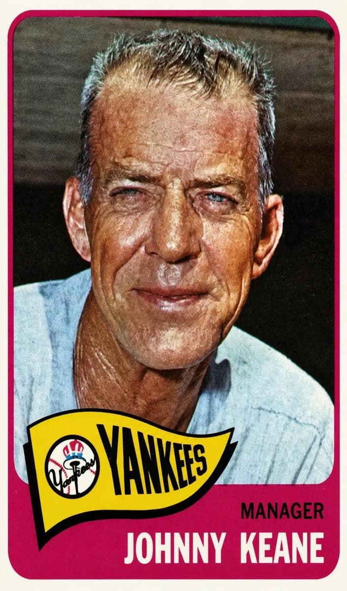 Johnny Keane 1965 topps O-Pee-Chee