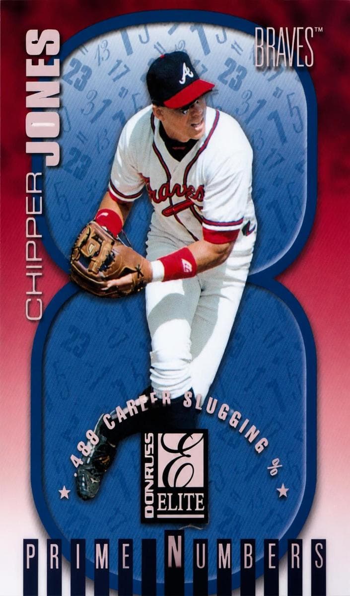 Chipper Jones 1998 panini