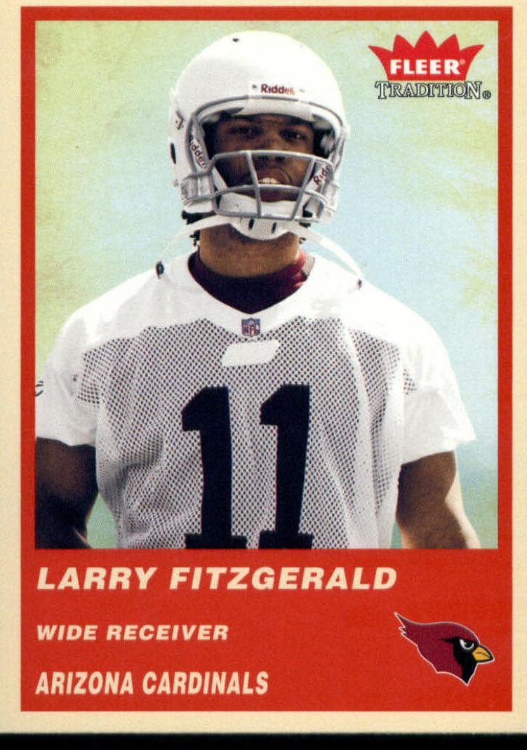 Larry Fitzgerald trading card