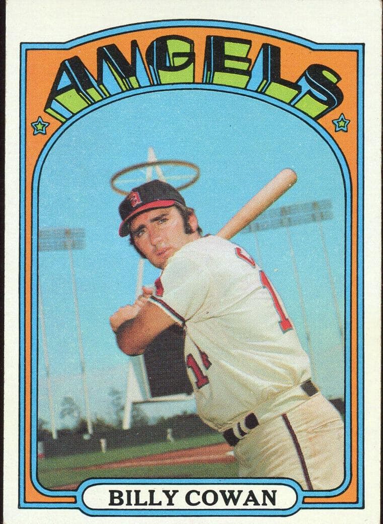 Billy Cowan 1972 topps Topps