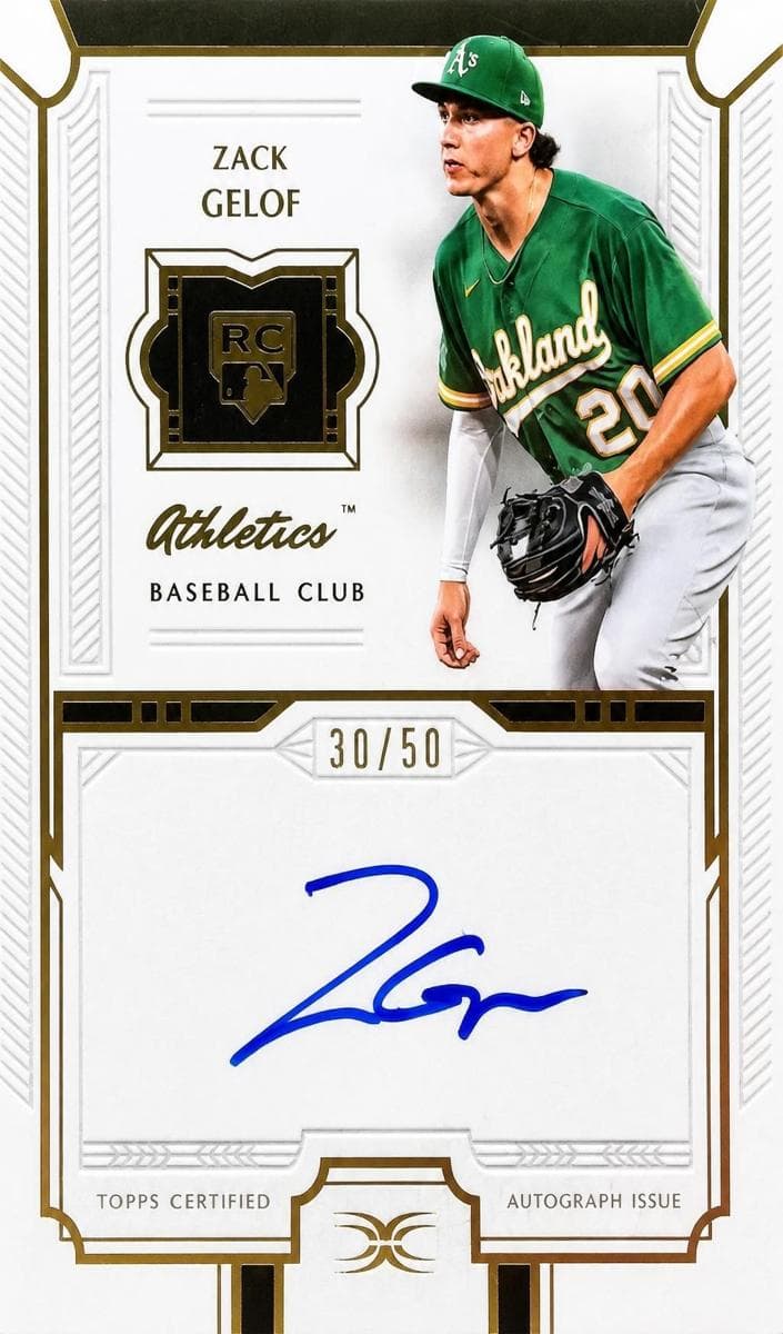 Zack Gelof 2024 topps Topps Definitive Collection