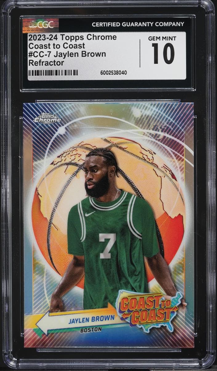 Jaylen Brown 2023 topps Topps Chrome