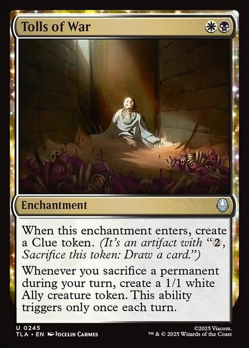 Tolls of War 2025 Magic: The Gathering Avatar: The Last Airbender