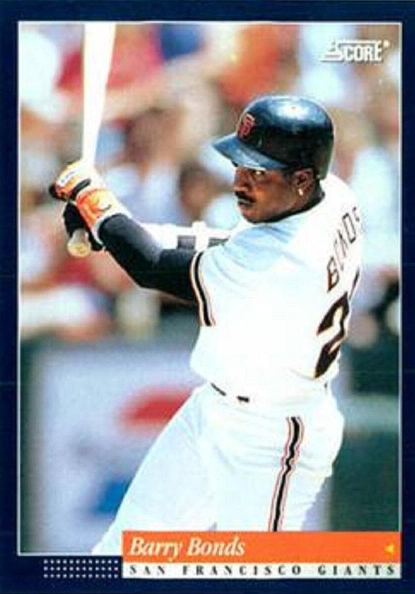 Barry Bonds 1994 panini Score