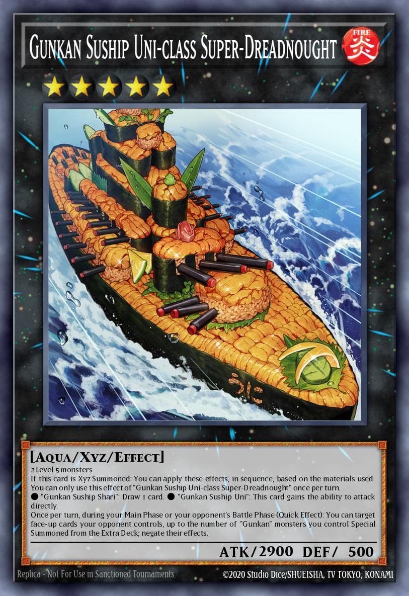 Gunkan Suship Uni-class Super-Dreadnought 2021 Yu-Gi-Oh! Japanese Burst of Destiny