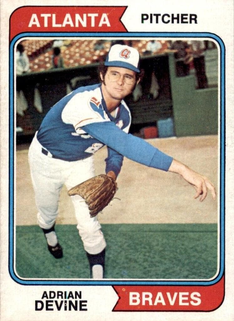 Adrian Devine 1974 topps Topps