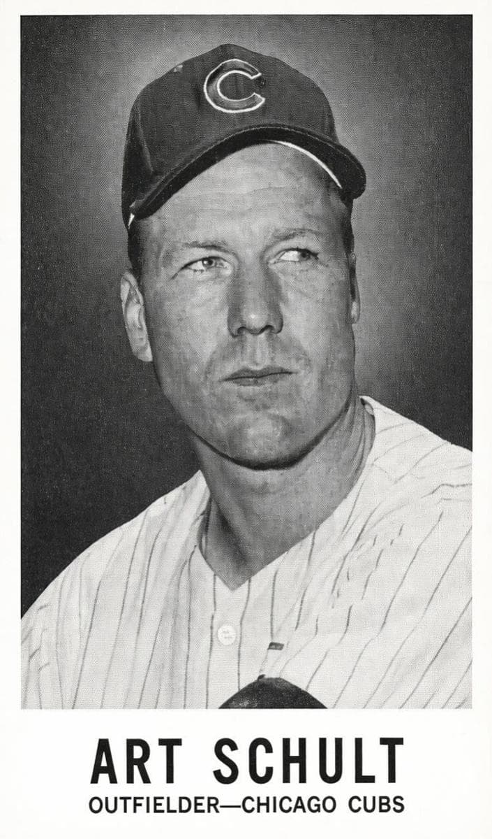 Art Schult 1960 leaf Leaf Baseball
