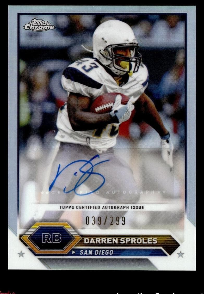 Darren Sproles trading card