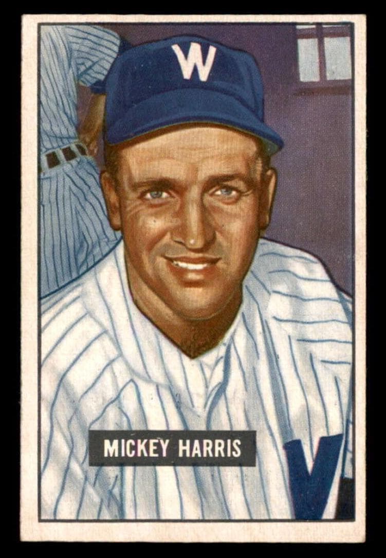 Mickey Harris 1951 bowman Bowman