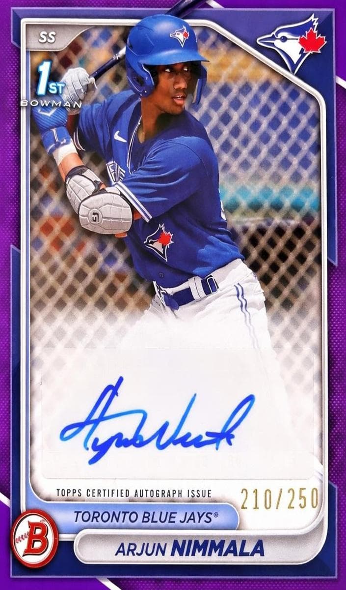 Arjun Nimmala 2024 bowman Bowman