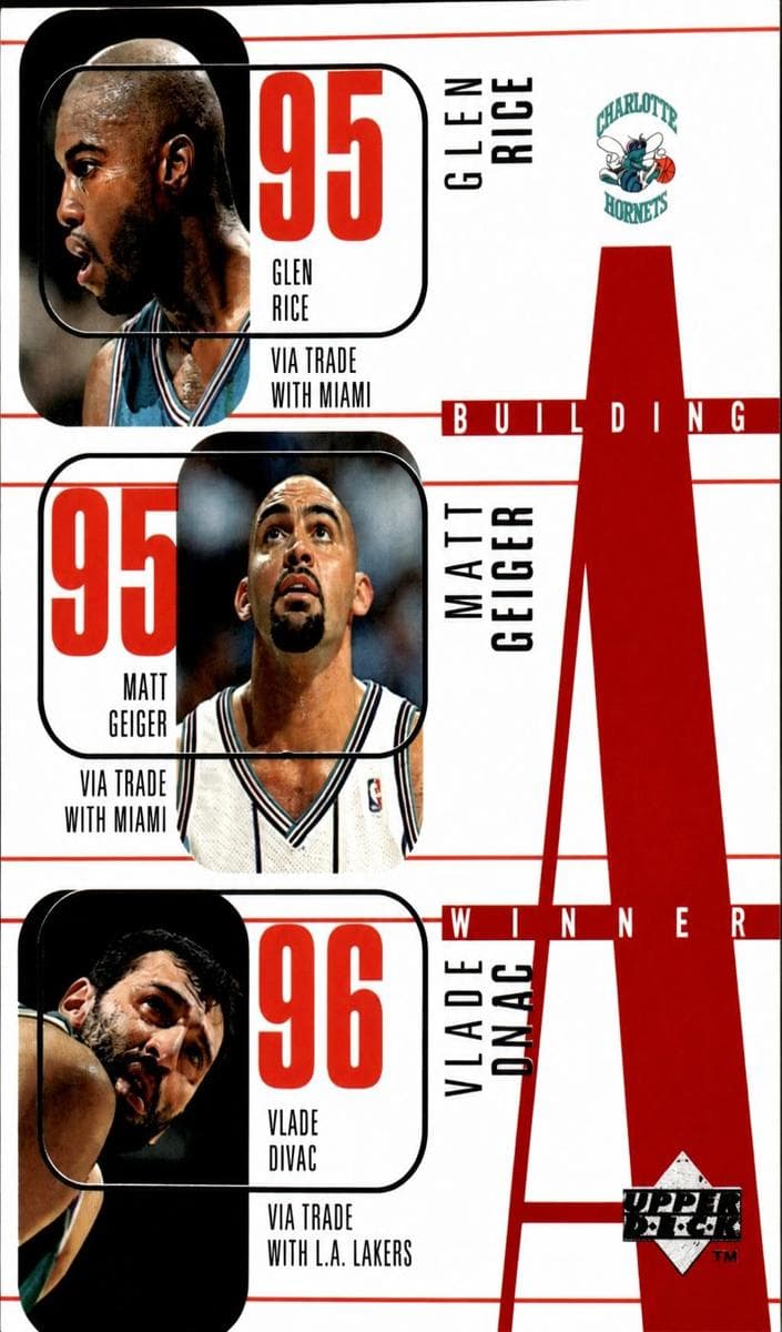 Glen Rice / Matt Geiger / Vlade Divac / Scott Burrell / George Zidek #138