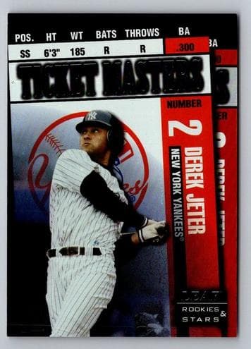 Derek Jeter 1998 panini Pacific Revolution
