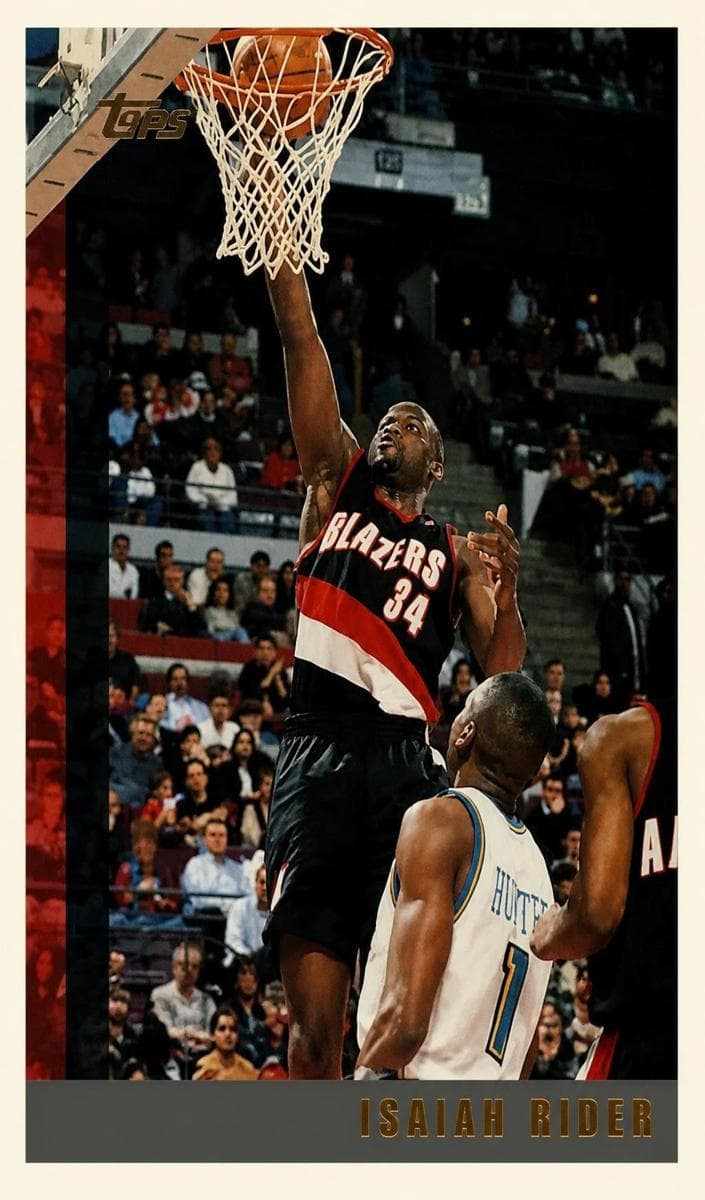 Isaiah Rider 1997 topps