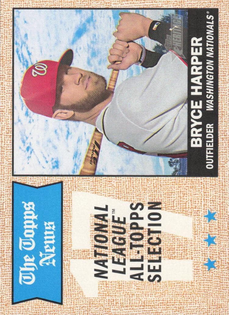 Bryce Harper 2017 topps Topps Heritage