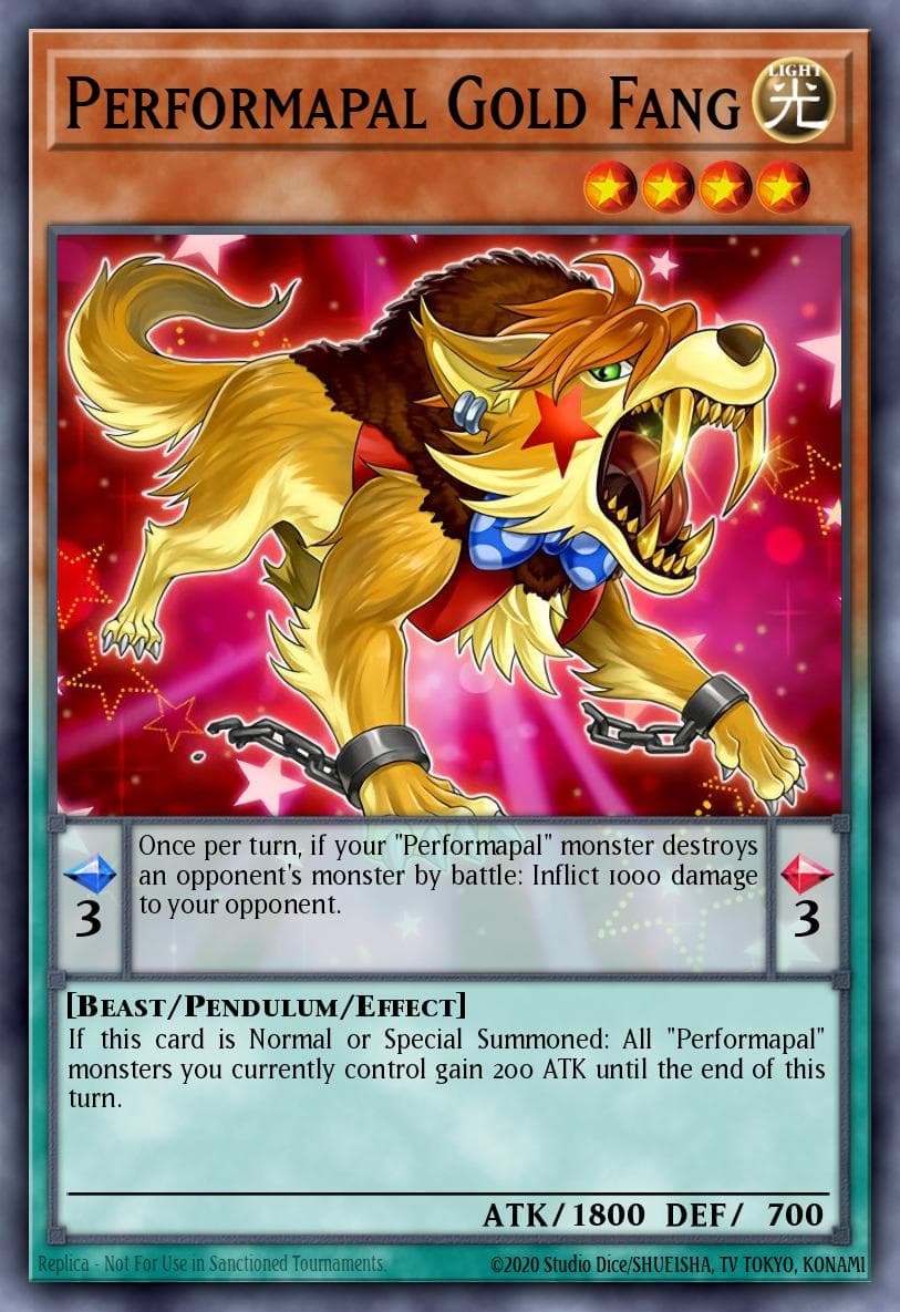 Performapal Gold Fang #CYHO-EN095