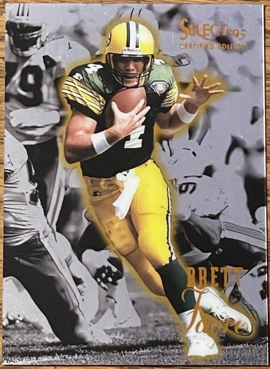 Brett Favre 1995 panini