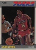 Julius Erving 1987 fleer Fleer