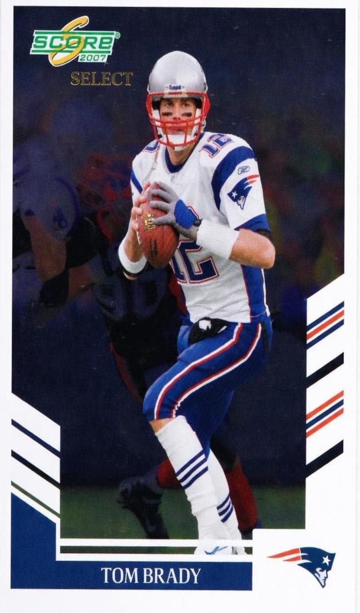Tom Brady 2007 panini Score