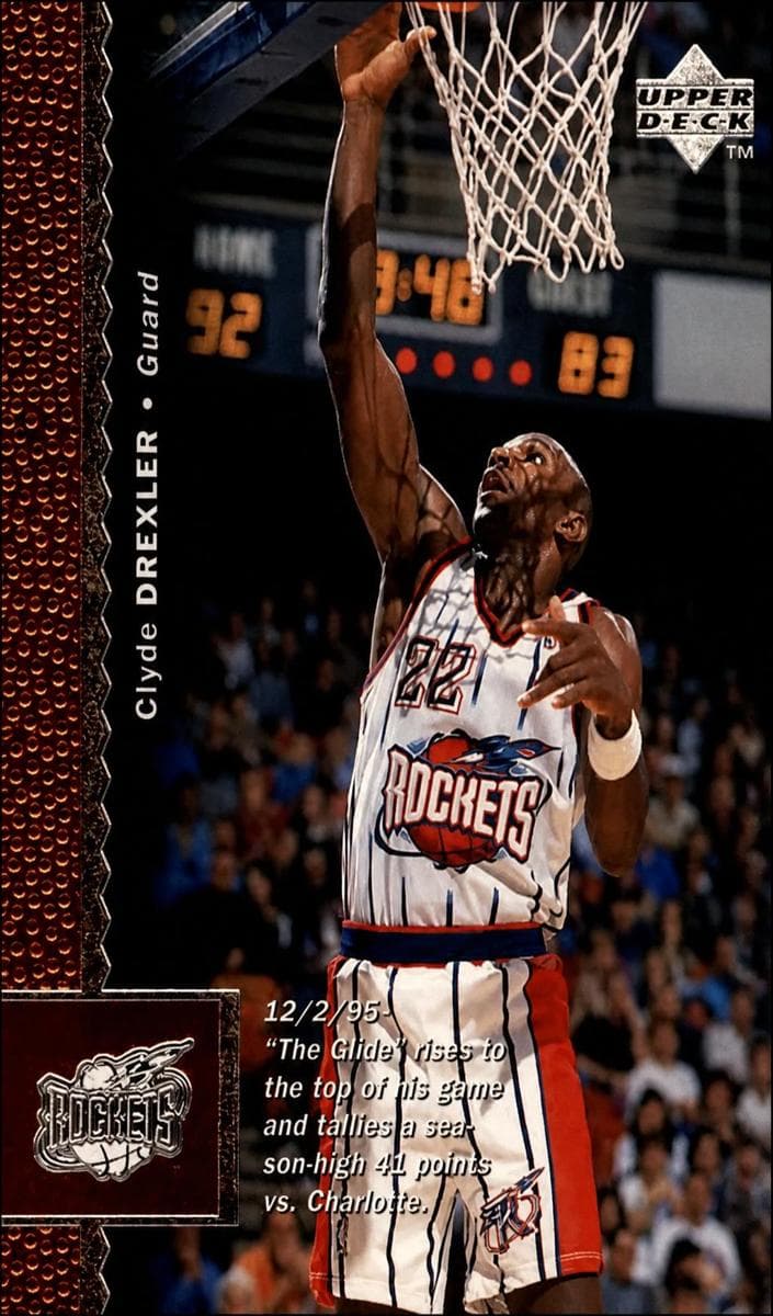 Clyde Drexler 1996 upper-deck Upper Deck