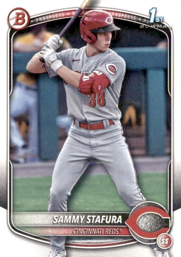 Sammy Stafura trading card