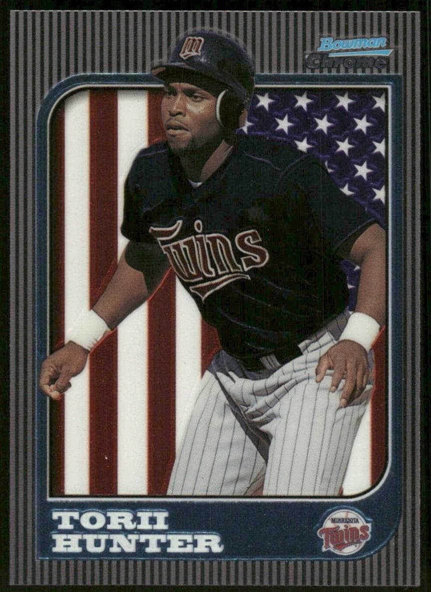 Torii Hunter 1997 bowman Chrome