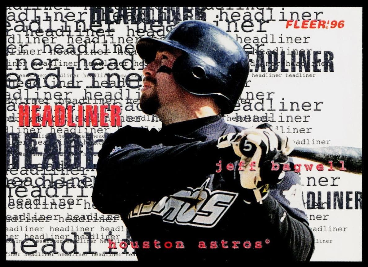 Jeff Bagwell 1996 fleer Fleer Update