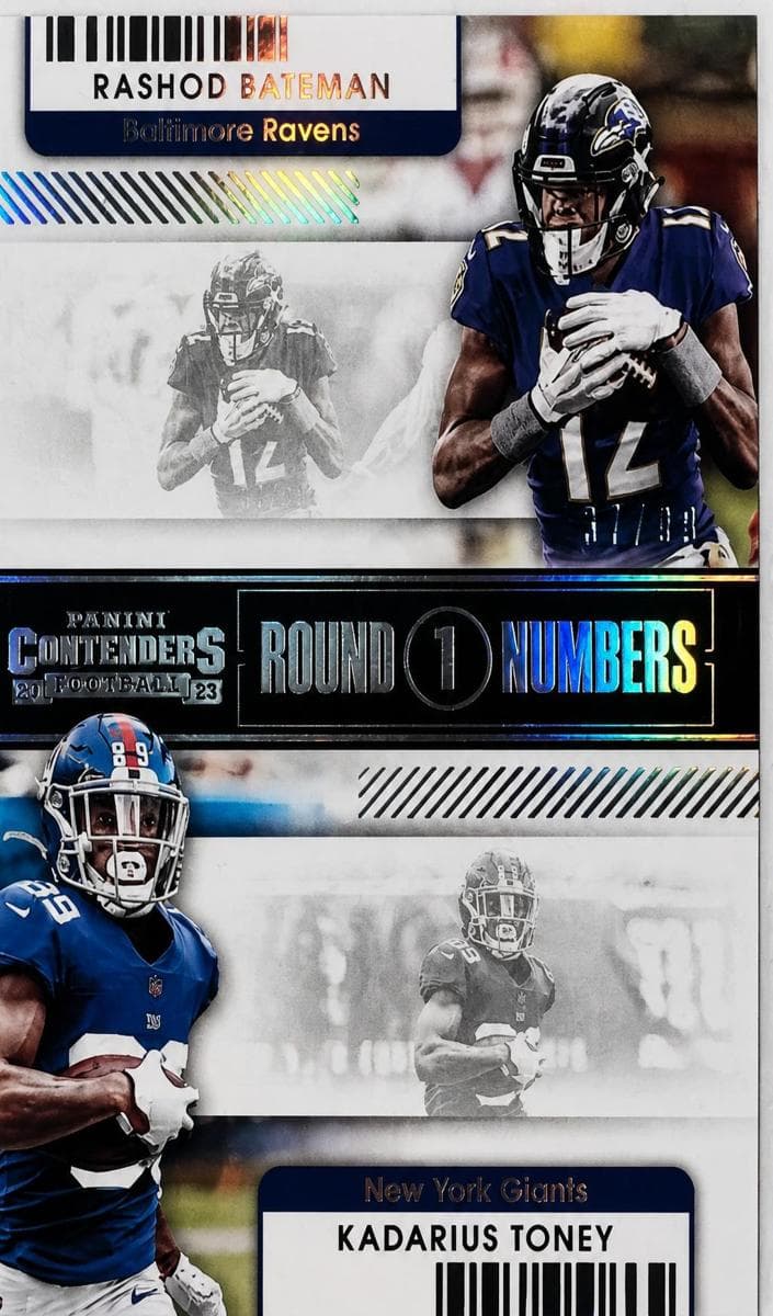 Kadarius Toney / Rashod Bateman 2021 panini Panini Contenders Optic