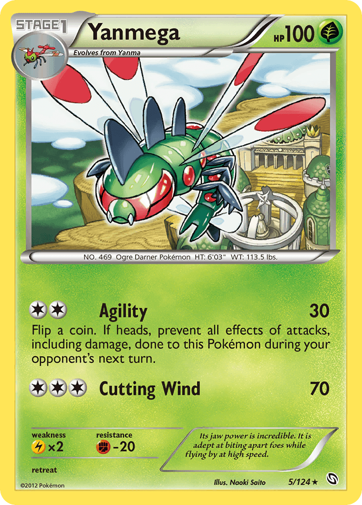 Yanmega 2012 Pokemon Dragons Exalted