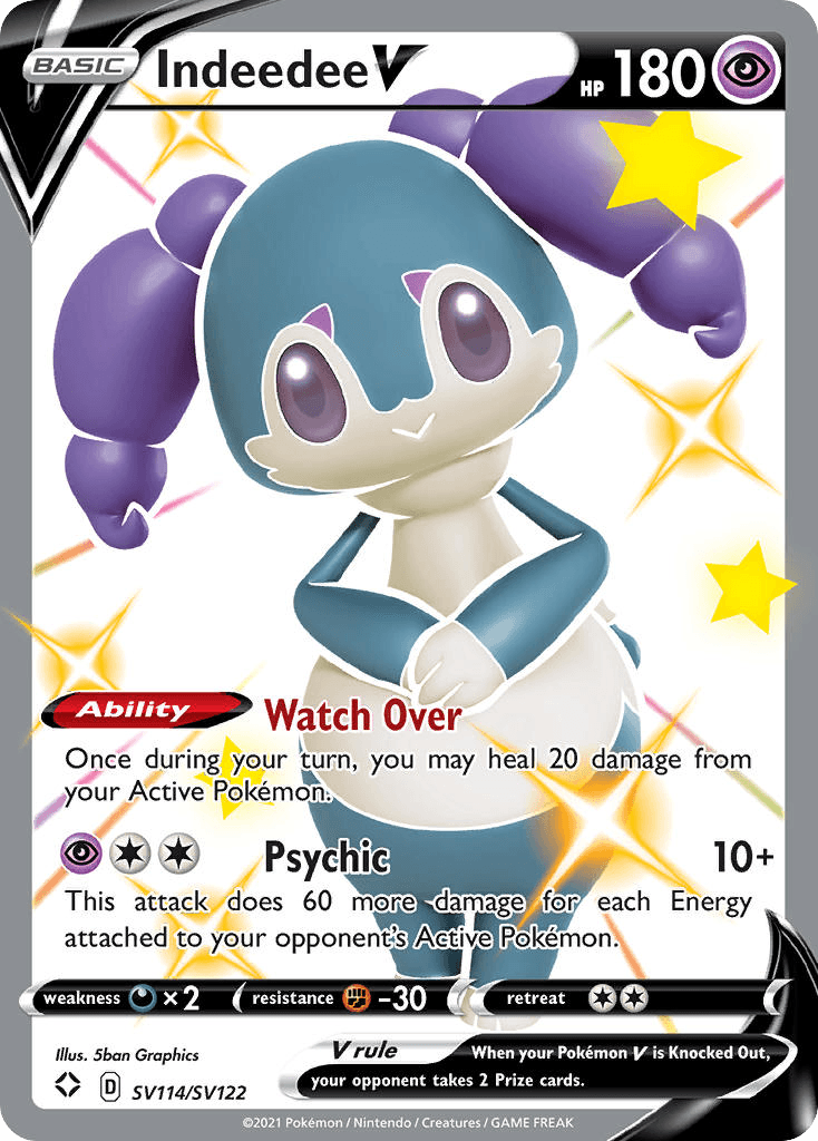 Indeedee V 2019 Pokemon