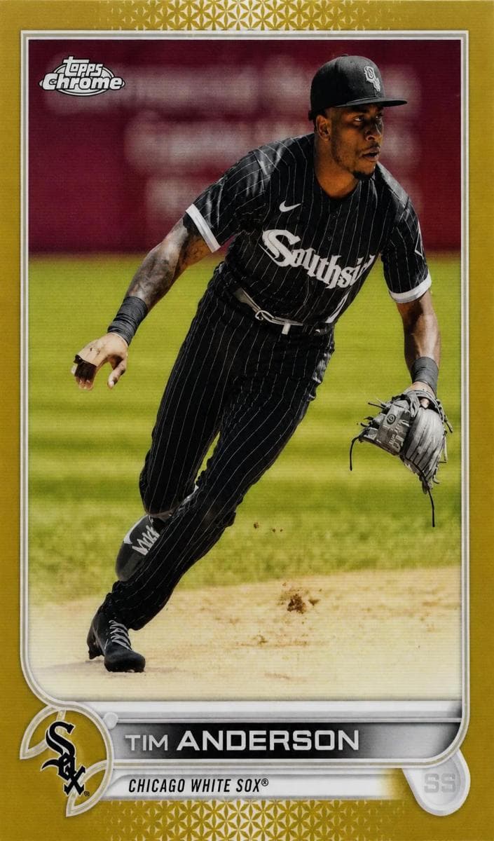 Tim Anderson 2022 topps Topps Chrome