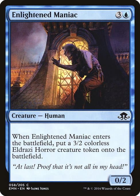 Enlightened Maniac 2016 Magic: The Gathering Eldritch Moon