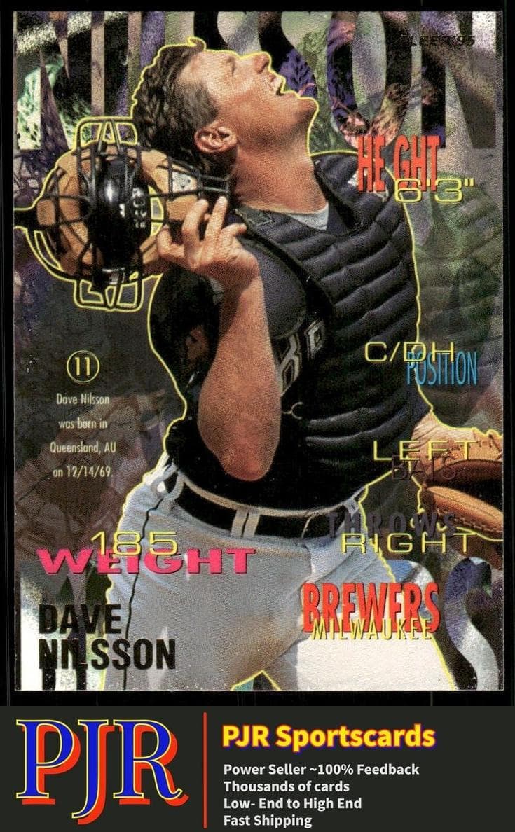 Dave Nilsson 1995 fleer Fleer