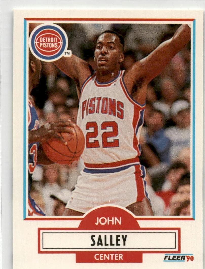 John Salley 1990 fleer