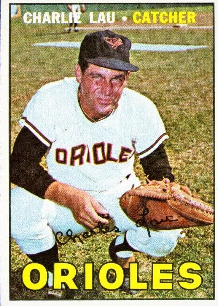 Charley Lau 1967 topps Topps