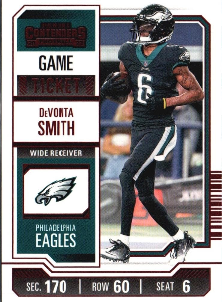DeVonta Smith 2023 panini Panini Contenders