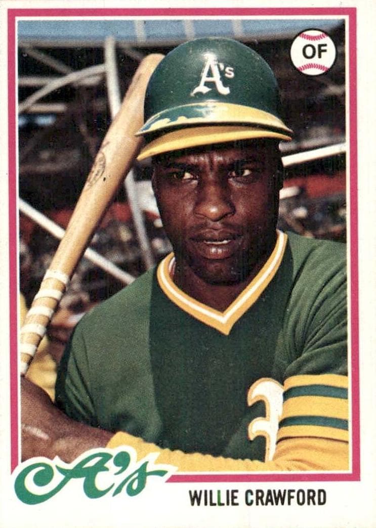 Willie Crawford 1978 topps Topps
