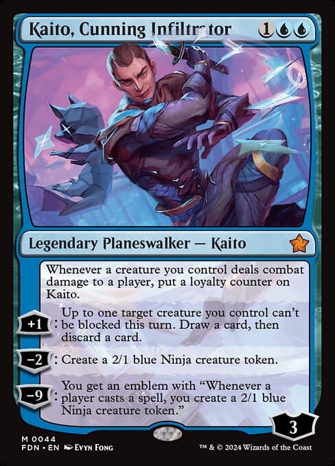 Kaito, Cunning Infiltrator 2024 Magic: The Gathering