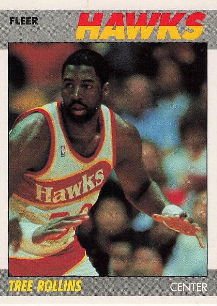 Tree Rollins trading card