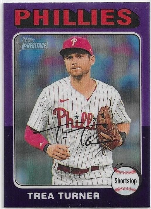 Trea Turner 2024 topps Topps Heritage Mini