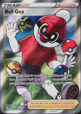 Ball Guy trading card