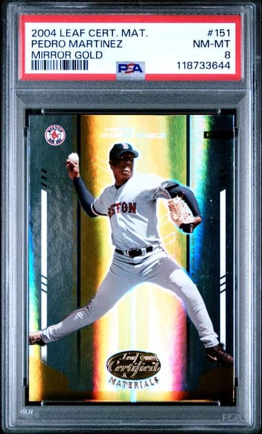 Pedro Martinez 2004 leaf