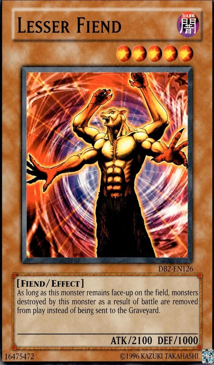 Lesser Fiend 2005 Yu-Gi-Oh! Dark Beginning 2
